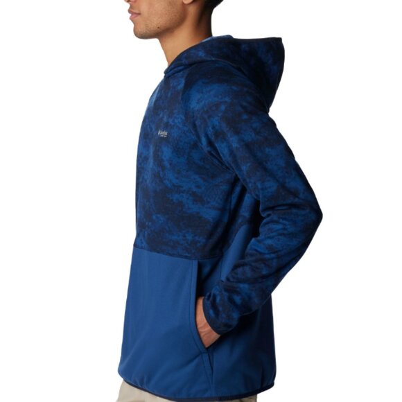 NWT New Columbia Men's PFG Super Terminal Fleece Hoodie Small S Base Layer Hunt - Picture 3 of 7